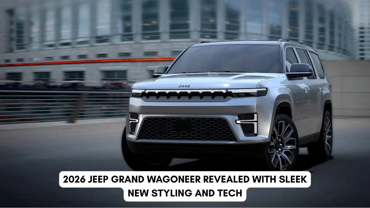 2026 Jeep Grand Wagoneer Revealed with Sleek New Styling and Tech