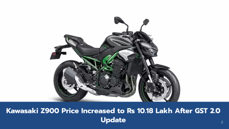 2025 Kawasaki Z900 Becomes Costlier in India | New Price, Features and Specs