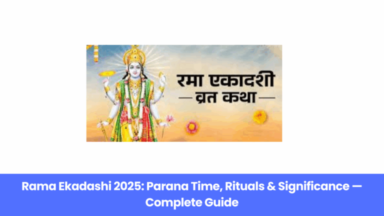 Rama Ekadashi 2025: Full Guide to Parana, Worship, and Blessings of Lord Vishnu