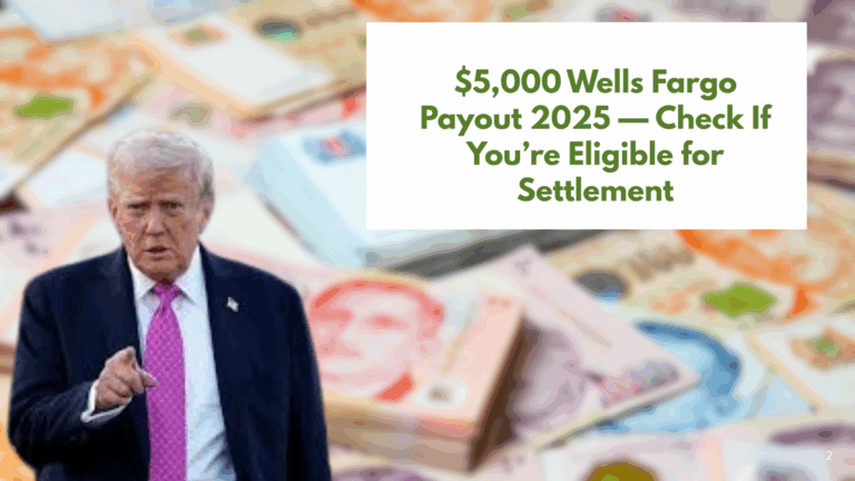 $5,000 Wells Fargo Settlement 2025: Who Qualifies and How to Claim