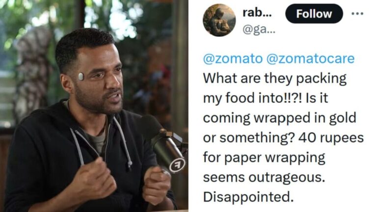 Zomato Responds After Customer Questions High Packaging Charges On Food