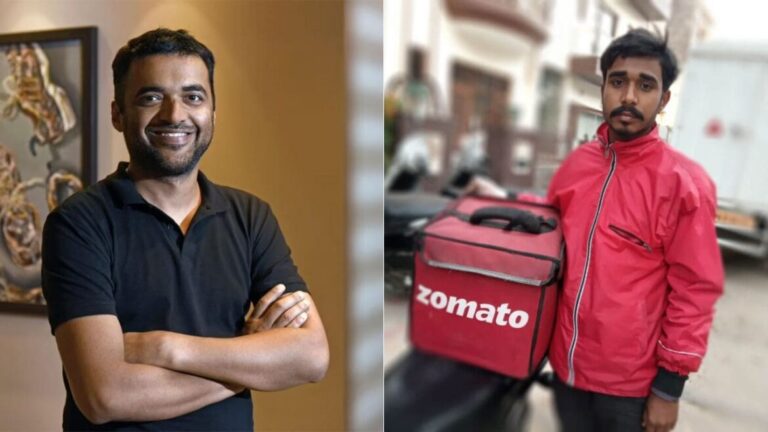 Zomato CEO Deepinder Goyal Reveals Delivery Partners’ Earnings for the First Time