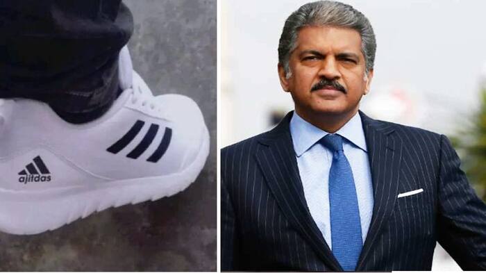 Completely logical': Fake Adidas shoes get Anand Mahindra's attention; Check out his EPIC reaction