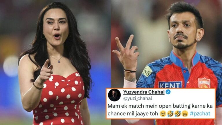 Preity Zinta’s Funny Reply To Yuzvendra Chahal’s Batting Request Becomes Viral