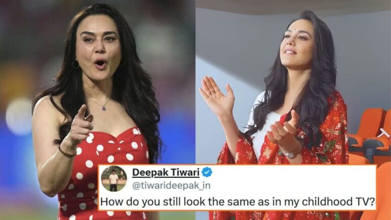 Preity Zinta Responds To Fan Who Asked How She Still Looks The Same As In His Childhood TV