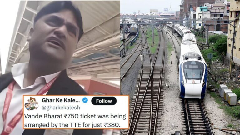 Railways React After Viral Video Shows TTE Allegedly Offering Vande Bharat Ticket For Rs 380