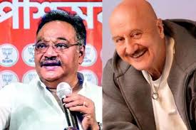 Anupam Kher reacts hilariously after Samik Bhattacharya jokes about his bald look
