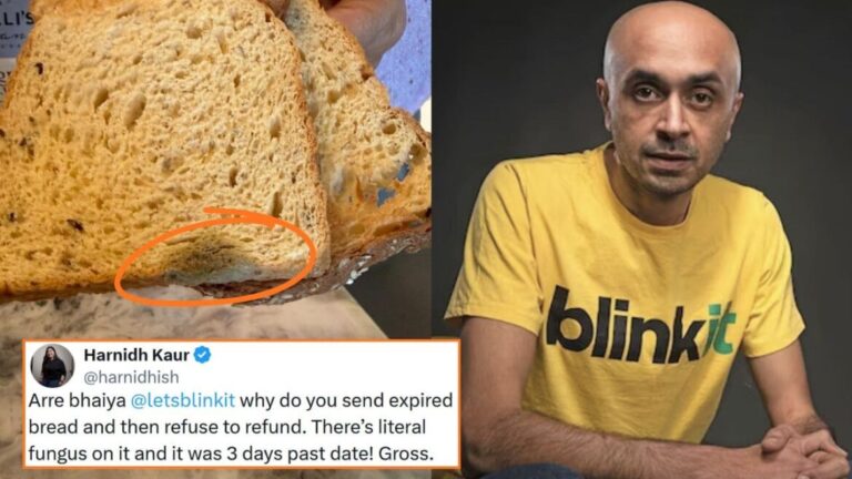 Blinkit Responds After Customer Complains Of Receiving Expired Bread With Fungus