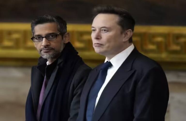 Elon Musk Reacts to Sundar Pichai’s Gemini Milestone Post With a One-Word Reply