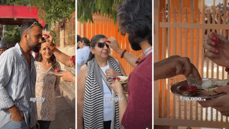 Man Claims He Earned Rs 2,350 In Just 3 Hours Applying Tilak In Rishikesh, Internet Reacts
