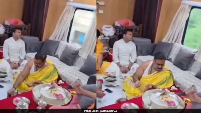 Religious Ceremony Inside Moving Train Goes Viral, Railways Explains What Really Happened