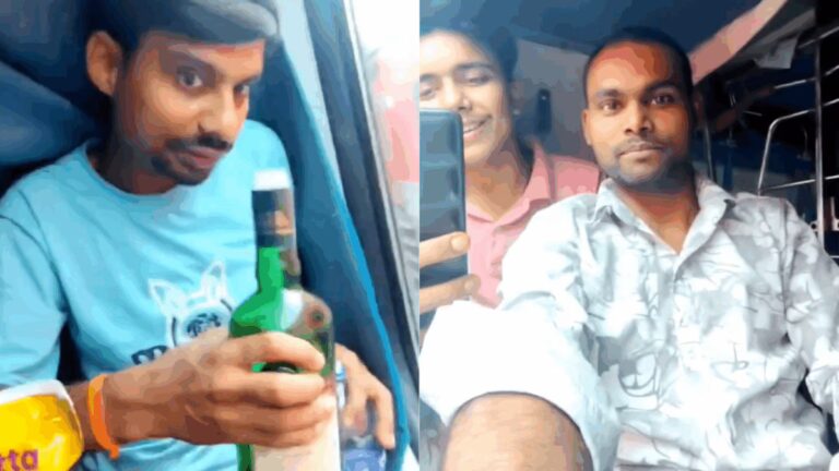 Men Turn AC Train Coach Into Personal Bar, Viral Video Sparks Safety Concerns