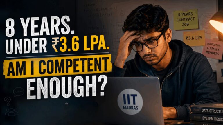 IIT Graduate Earning ₹3.6 LPA After 8 Years Asks: ‘Am I Competent Enough?’ Reddit Post Goes Viral
