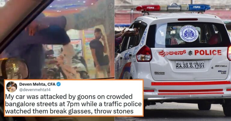 Bengaluru Police Respond After Man Complains Of Goons Attacking His Car On Crowded Street