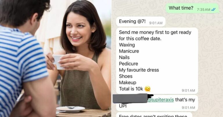 Noida Woman Asks Man For ₹10,000 Before A Date, Viral Chats Spark Online Debate