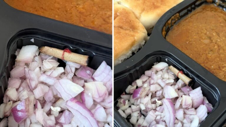 Bengaluru Man Finds Smoked Beedi With Pav Bhaji Order, Internet Says ‘Extra Smoke Flavour’