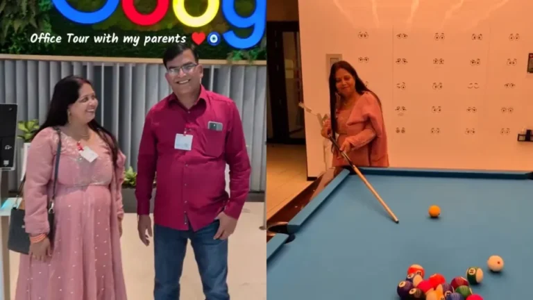 Bengaluru Google Techie Takes Parents Inside Her Office, Their Reaction Wins Hearts