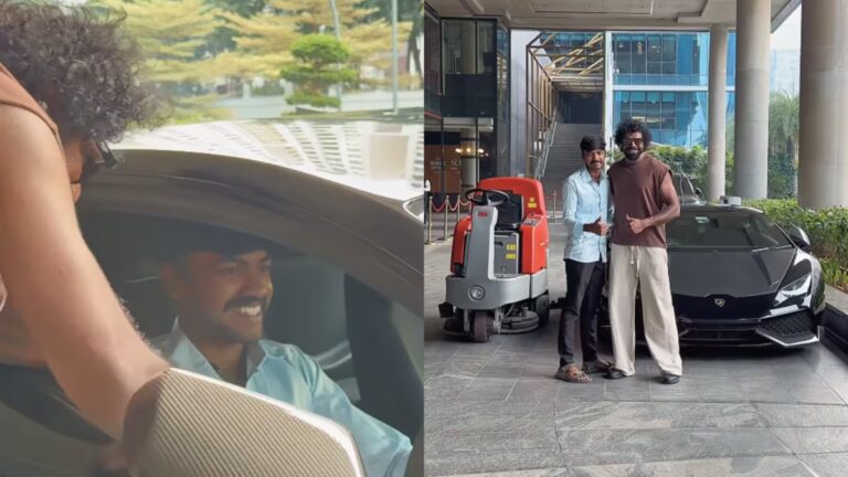 Hyderabad Entrepreneur Lets Gym Cleaner Sit in His Lamborghini, Wins Hearts Online: “I’ve Been Him”