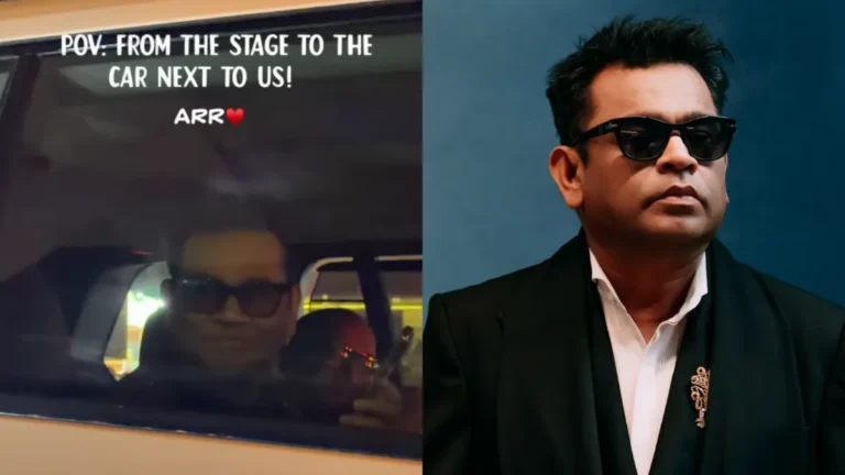 AR Rahman Gets Stuck in Bengaluru Traffic After Concert, Waves at Fans: ‘Even Legends Can’t Escape’