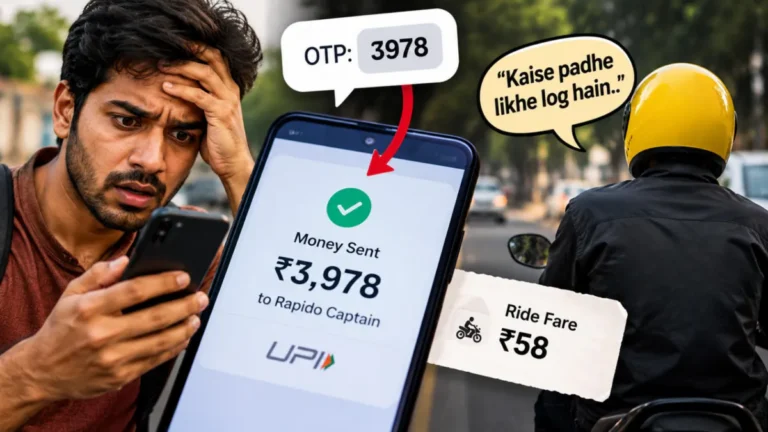 Man Accidentally Pays Nearly ₹4,000 for a ₹58 Rapido Ride, Seeks Help Online